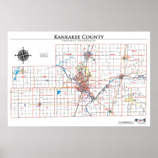 Kankakee, Exinct Karta Poster