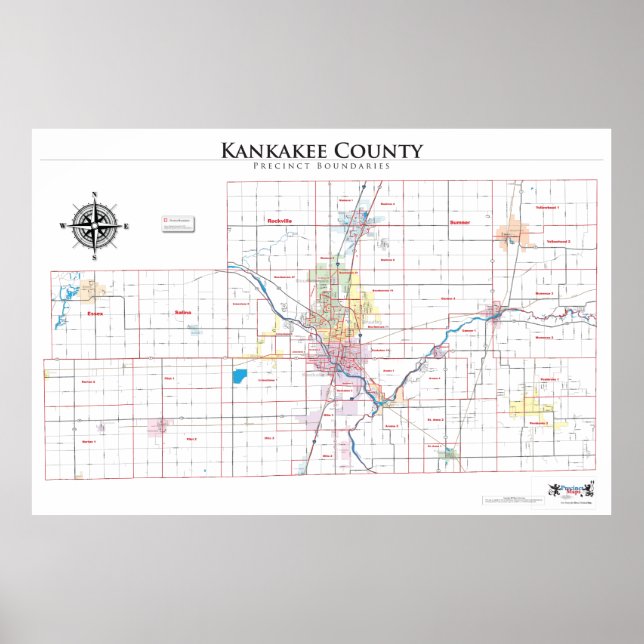 Kankakee, Exinct Karta Poster (Framsidan)