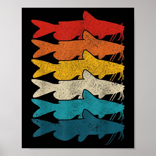 Kanmalle Årgångsfisk Malfiske  Poster (Framsidan)