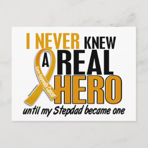Känn aldrig Hero 2 Stepdad bipackcancer Vykort