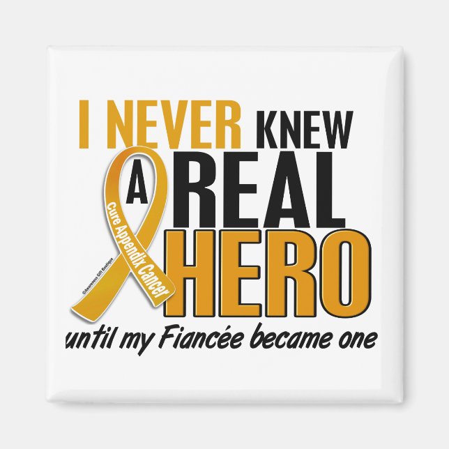 Känn aldrig till en Hero 2-fianceextraherad cancer Magnet (Framsidan)