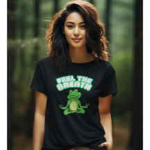 Känn andningsinspirerande Yoga Pose Tshirt