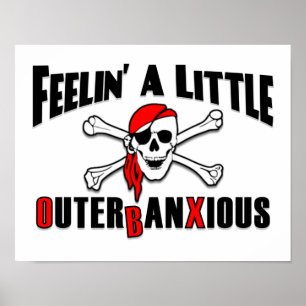 Känn att en liten ödesdiger Pirat OBX Poster