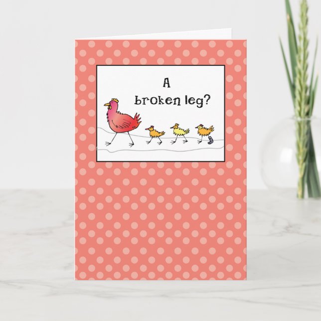 Känn bättre, Bruten Leg, Cast, Chickens Kort (Framsida)