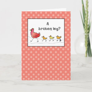 Känn bättre, Bruten Leg, Cast, Chickens Kort
