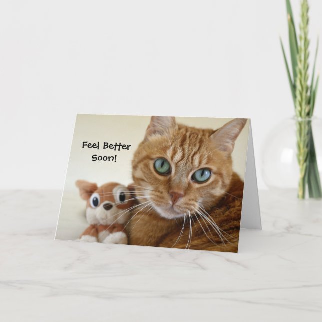 Känn bättre snart! Barnets jour Card Kort (Framsida)