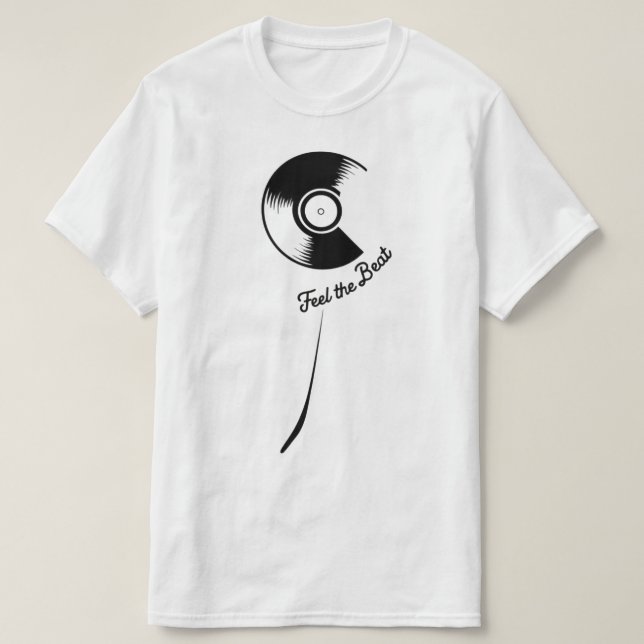 Känn Beat - Vinyl Vibes T-Shirt (Design framsida)