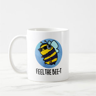 Känn Bee-t Funny Bee Pun Kaffemugg