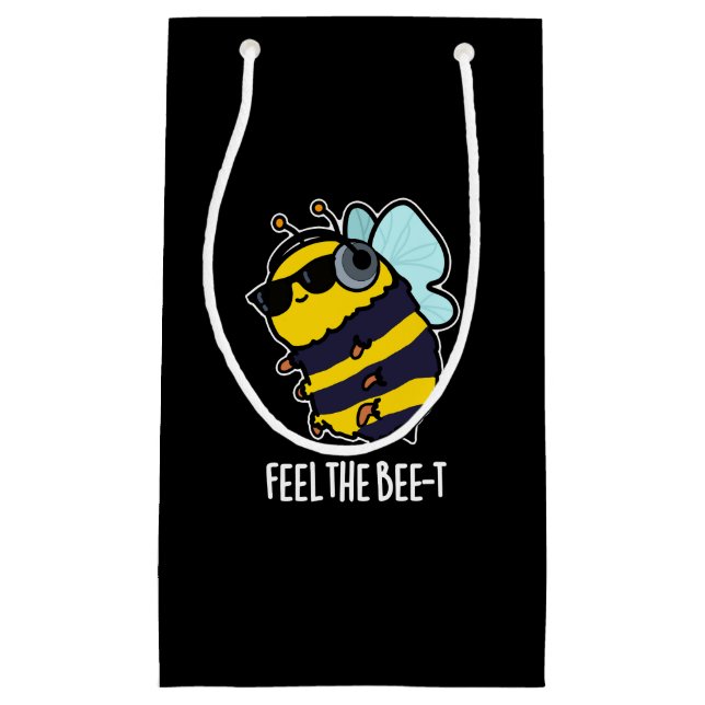 Känn Bee-t Funny Bee Pun-Mörken BG (Framsidan)