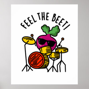 Känn Beet Funny Veggie Pun Poster