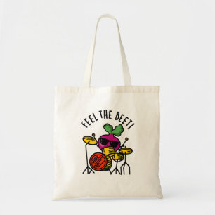 Känn Beet Funny Veggie Pun Tygkasse