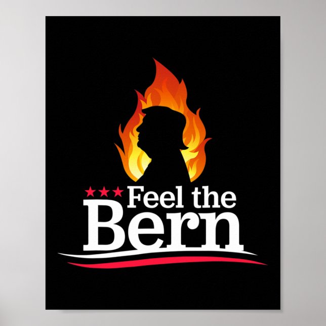 Känn Bern - Flaming Trump Fire Kampanjlogo B Poster (Framsidan)