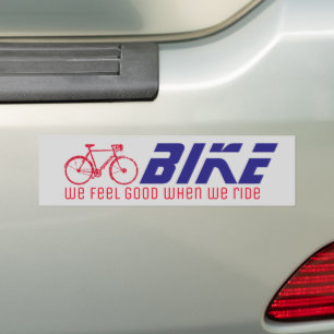 Känn Bra när vi rider/bike Bildekal