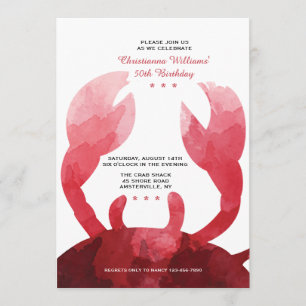 Känn Crabby-inbjudan Inbjudningar