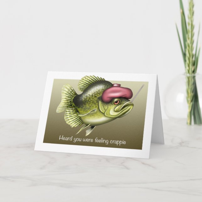 Känn Crappy Get well Card Kort (Framsida)
