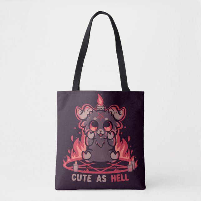 Känn Cute som helvetet Tygkasse (Framsida)