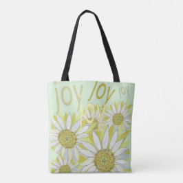Känn de naturliga Joy Celebrate Flowers Tygkasse