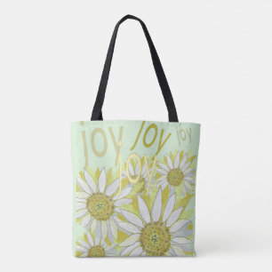 Känn de naturliga Joy Celebrate Flowers Tygkasse
