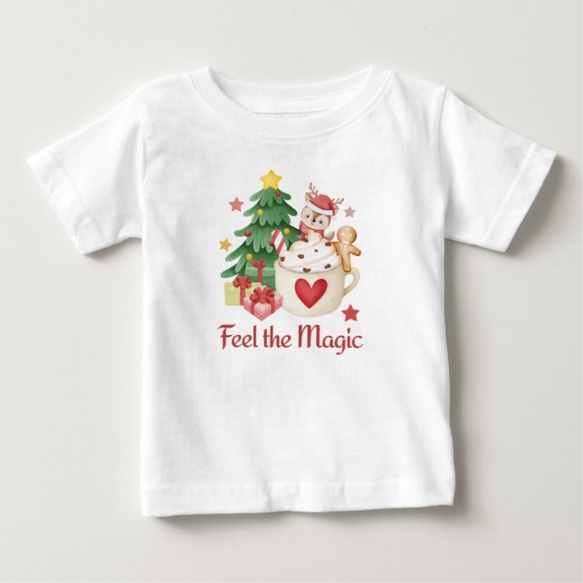 Känn den magiska julen Baby T-Shirt (Framsida)