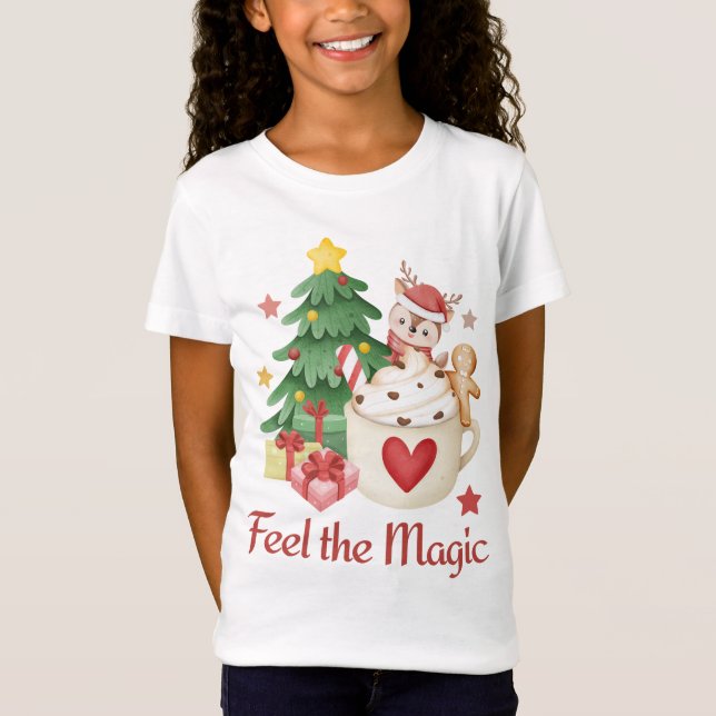 Känn den magiska julrenen T-Shirt (Framsida)