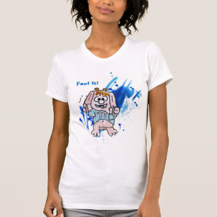 Känn det! Tecknad T-Shirt/Apparat T-shirt