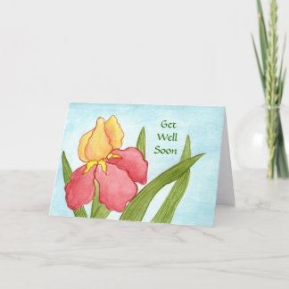 Känn dig bättre snart från sjukhuskortet kort