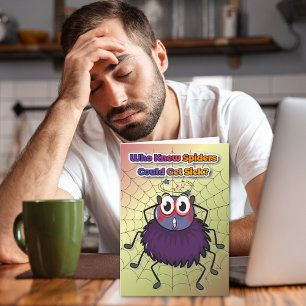 Känn dig bättre snart när Spider Humor kommer bra Kort