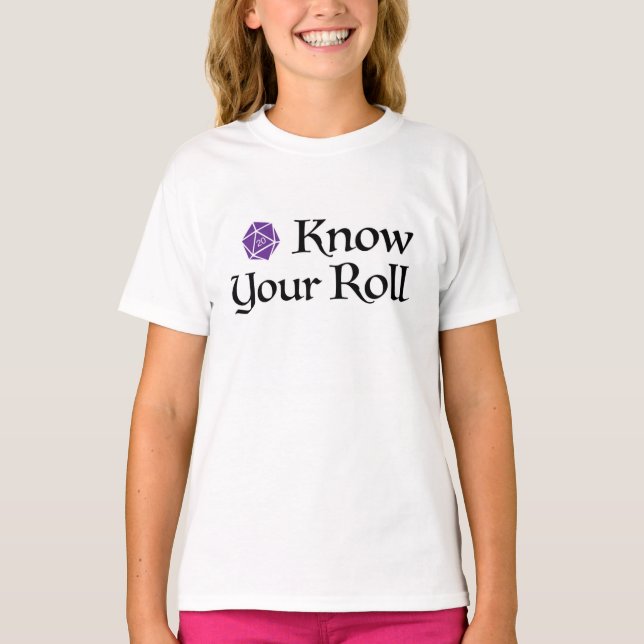 Känn din roll t shirt (Framsida)
