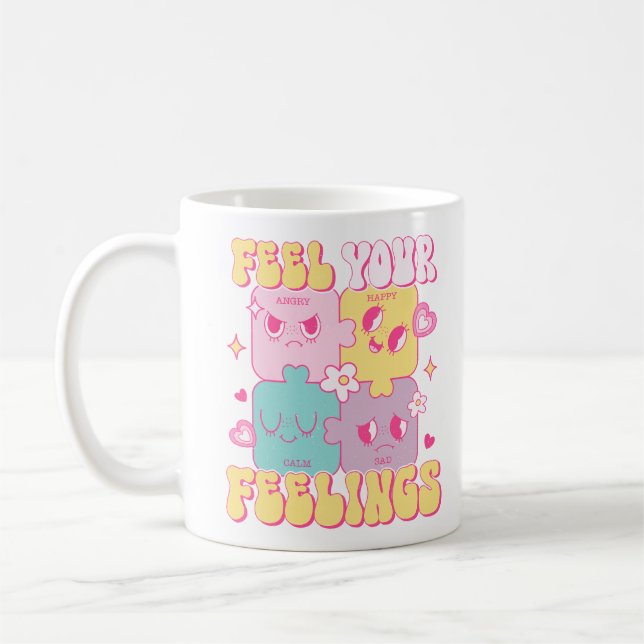 Känn dina känslor kaffemugg (Vänster)