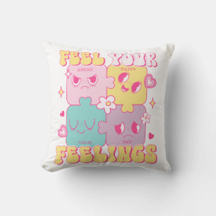 Känn dina känslor kudde