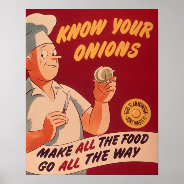 Känn dina lök poster (Framsidan)