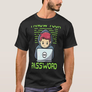 Känn ditt lösenord t shirt