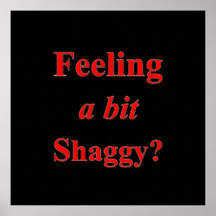 Känn en bit Shaggy Poster Matte