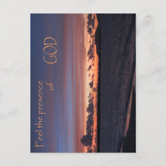 Känn förekomsten av GOD Helg Vykort