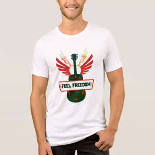 Känn Freedom Music T-Shirt Freefit Unisex Trible