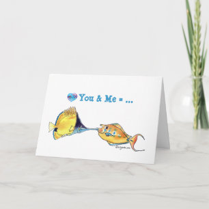 Känn FrenSEA Alla hjärtans dagskort Helgkort