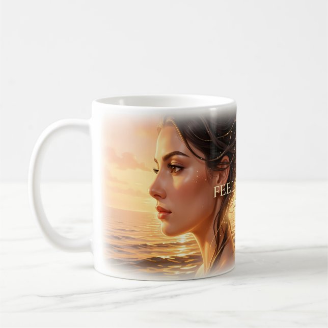 Känn Golden Sunset Muse-mugg Kaffemugg (Vänster)