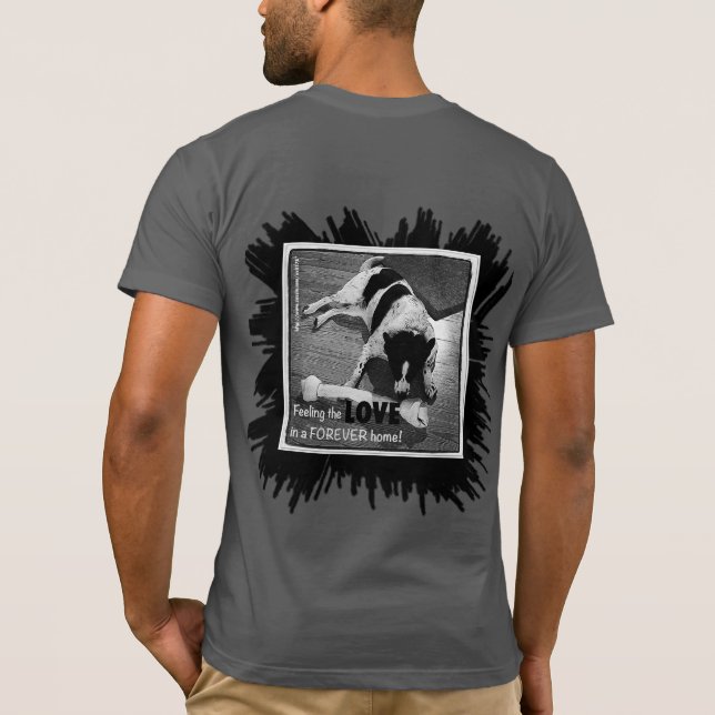 Känn Gräns-kollisionen i Kärlek Tee Shirt (Baksida)