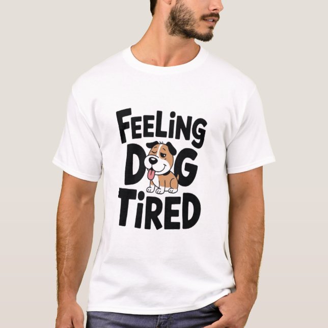 Känn Hund Lred roligt T Shirt (Framsida)