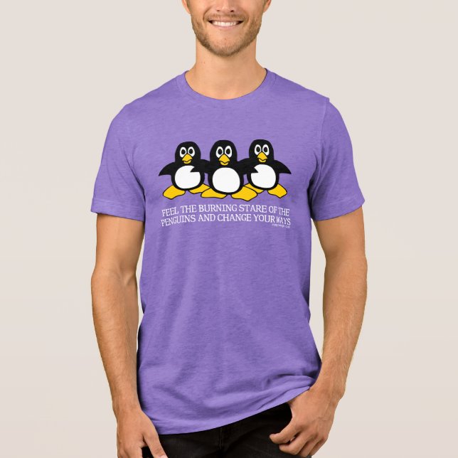 Känn hur Penguins T-Shirt brinner (Framsida)