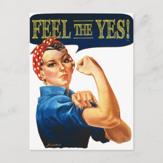 Känn ja ja! Rosie the Riveter Vykort