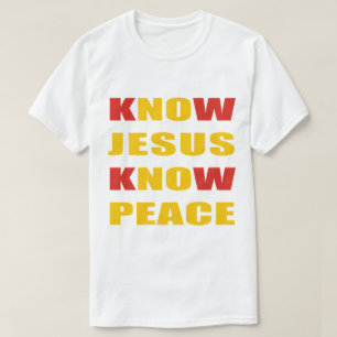 KÄNN JESUS KÄNN FRED T SHIRT