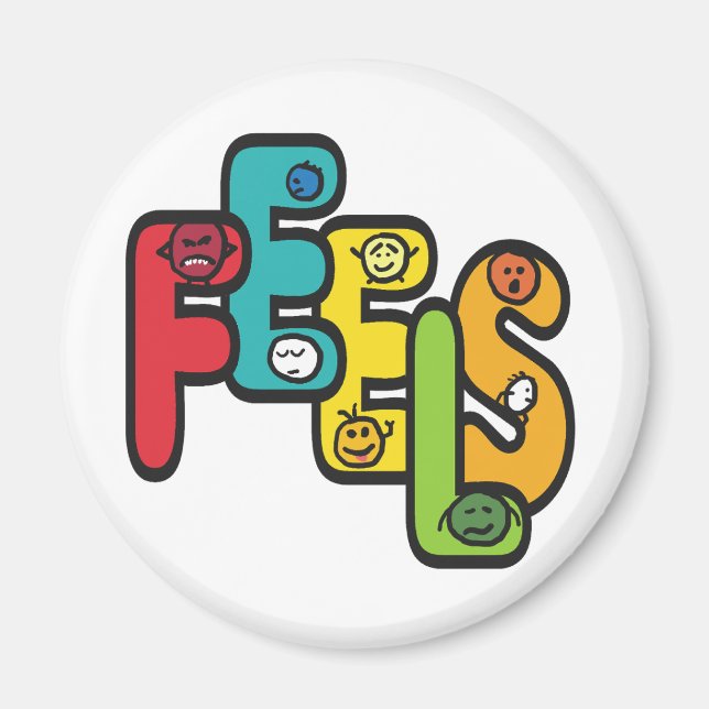 Känn känslorna magnet (Framsidan)