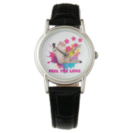 Känn kärlek Vacker design Armbandsur