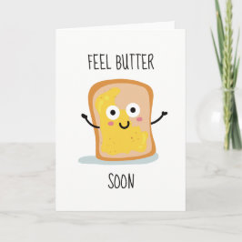 Känn knapp snart, roligt Sarcastic Sympathy Card Tack Kort