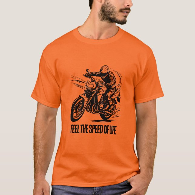 Känn livets ​ ​, Racer i Rörelse T Shirt (Framsida)