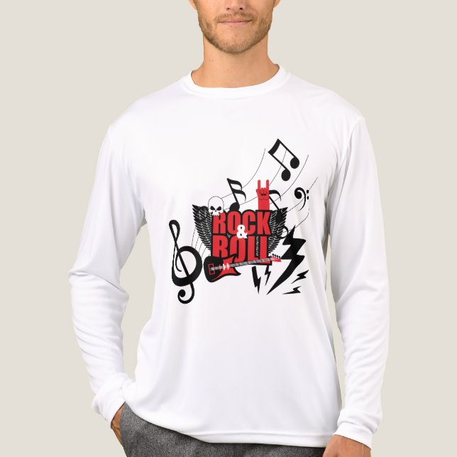 Känn ljudet: Den ultimata Rock & Roll T Shirt (Framsida)