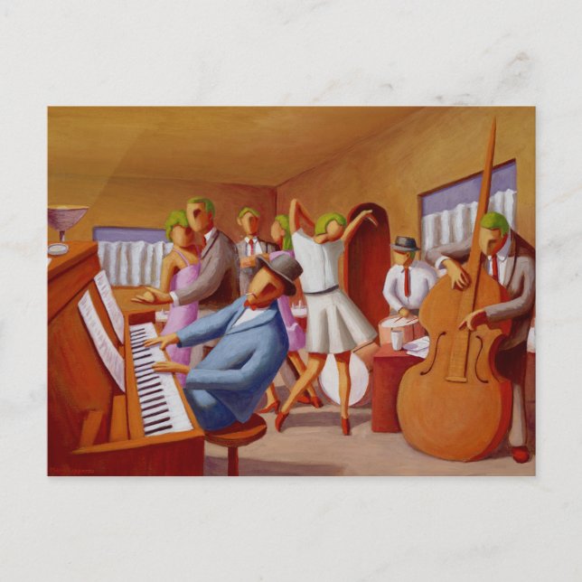 "Känn musik"-vykort Vykort (Framsida)