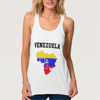 Känn pulsen av Venezuela med denna livfulla Linne Med Racerback