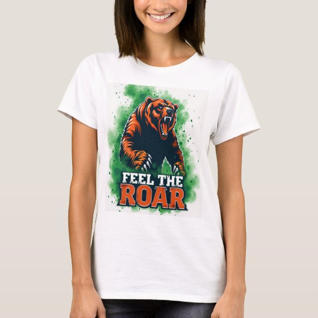 Känn rollen: djärv och kraftfull t shirt (Framsida)